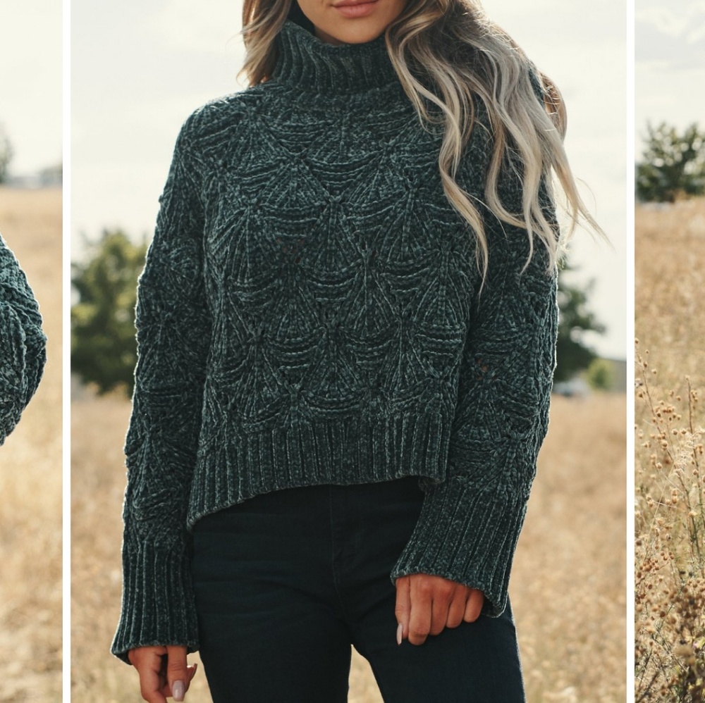Emerald green POL sweater